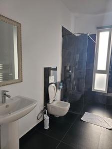 Koupelna v ubytování Hotel 3A