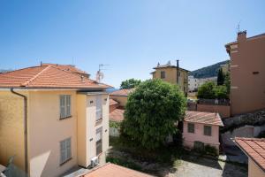 a view from the roof of a building at Charming air conditioned 1 bedroom close to beach in Villefranche-sur-Mer