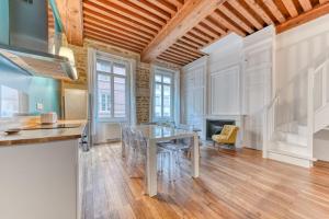 Η κουζίνα ή μικρή κουζίνα στο GuestReady - A classy stay in the heart of Lyon