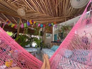 Bazén v ubytování Barco Verde Hostel nebo v jeho okolí