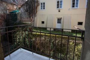 a view from the balcony of a building at Candy Ballerina No 4 Lux Zagreb Center - top positon in Zagreb