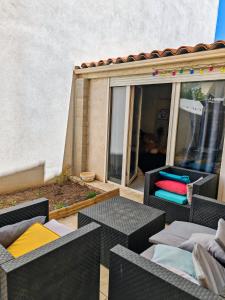 Setusvæði á Appartement près de la plage, un coin paradis !