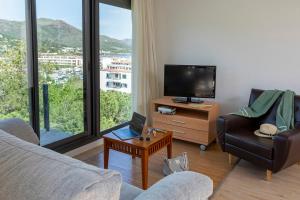 Nespecifikovaný výhled na hory nebo výhled na hory při pohledu z apartmánu