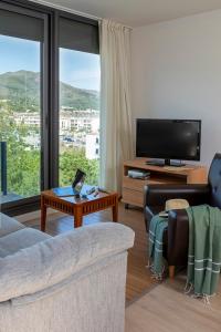 Nespecifikovaný výhled na hory nebo výhled na hory při pohledu z apartmánu