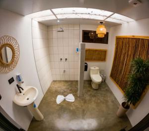 Koupelna v ubytování Ávita Lodge