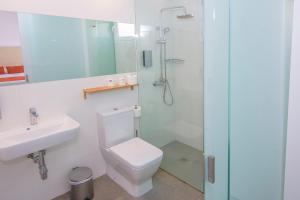 Koupelna v ubytování Hostal La Isla
