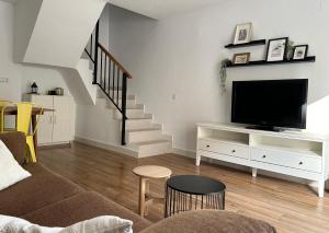 A television and/or entertainment centre at Villa Alicia
