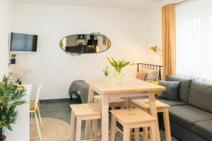 Posezení v ubytování GoodLife Studio Apartment