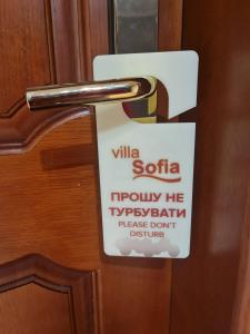 Certifikát, hodnocení, plakát nebo jiný dokument vystavený v ubytování Hotel Villa Sofia