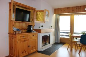 Η κουζίνα ή μικρή κουζίνα στο Superbe appartement au centre de la station