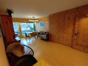 Χώρος καθιστικού στο Superbe appartement au centre de la station