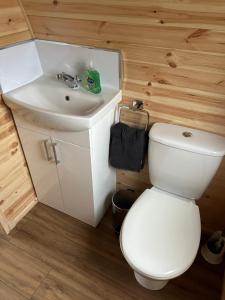 Koupelna v ubytování Kelleys Pod + 30 fotografií
