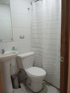Koupelna v ubytování Homerent