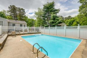 The swimming pool at or close to Pet-Friendly New Egypt Home with Fenced Pool and Grill