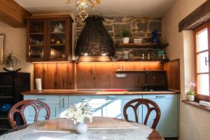 Η κουζίνα ή μικρή κουζίνα στο Krasna Hiška - Authentic Heritage Home