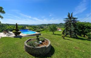 an image of a yard with a swimming pool at 3 Bedroom Stunning Home In Mace in Mače +31 photos