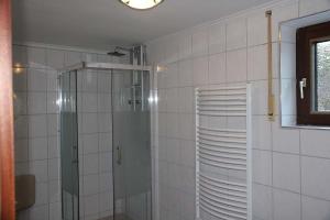 Koupelna v ubytování Haus Panoramaweg