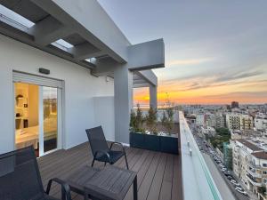 Balkón nebo terasa v ubytování Mameli View Cagliari