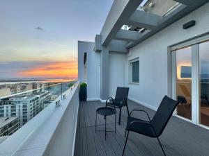 Balkón nebo terasa v ubytování Mameli View Cagliari
