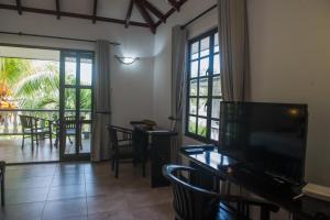 TV a/nebo společenská místnost v ubytování Hotel Chateau St Cloud