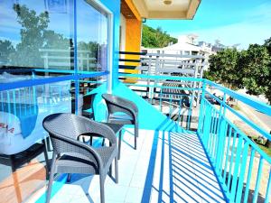 Parveke tai terassi majoituspaikassa 永旺旅店 Yong Wong Hostel