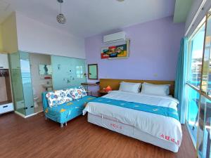 Vuode tai vuoteita majoituspaikassa 永旺旅店 Yong Wong Hostel