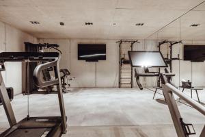 Fitness centrum a/nebo fitness zařízení v ubytování Studio 963