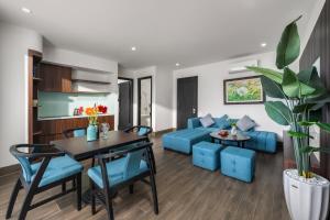 A seating area at ViAn Hotel And Spa Danang