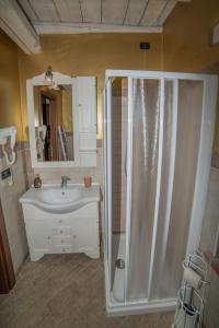 Koupelna v ubytování B&B il mio Casale