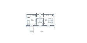 The floor plan of Ferienwohnung Dackel
