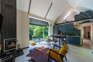 Η κουζίνα ή μικρή κουζίνα στο Mur mur cottage