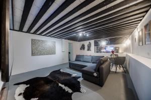 Χώρος καθιστικού στο Converted Cinema room into studio apartment