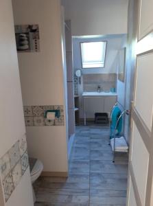 Łazienka w obiekcie Gîte 3* Piscine Spa entre ZOO BEAUVAL FUTUROSCOPE CHATEAUX LOIRE