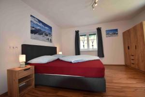 Posteľ alebo postele v izbe v ubytovaní Ferienwohnung Collie