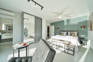 Ένα ή περισσότερα κρεβάτια σε δωμάτιο στο NEO Dalyan Residences - Villa +57 φωτογραφίες