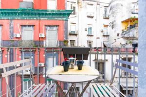 Balkón alebo terasa v ubytovaní Napoli Heartbeat by Napoliapartments