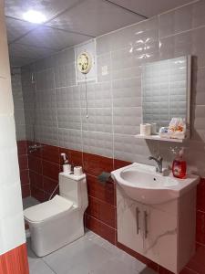 Phòng tắm tại Salem Wadi Rum Road