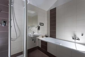 Koupelna v ubytování Hotel Praděd Thamm
