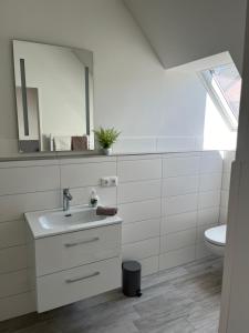 Koupelna v ubytování Elb Nest Gästehaus