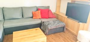Posezení v ubytování Bussalp Apartment - Aare Jungfrau AG