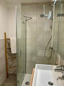 Et badeværelse på Casa Brullevi - villa u staroj jezgri s pogledom na more + 29 billeder