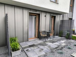 Patio alebo iná vonkajšia časť ubytovania Apartament Lenka