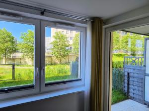 Vonkajšia záhrada v ubytovaní Apartament MORENA