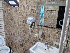 Bilik mandi di Kazbegi Cottage Memo