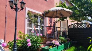 Zahrada ubytování Pension Villa Marit