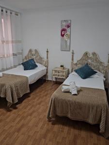 Posteľ alebo postele v izbe v ubytovaní Precioso y gran apartamento en Cullera