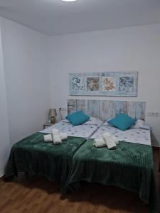 Posteľ alebo postele v izbe v ubytovaní Precioso y gran apartamento en Cullera
