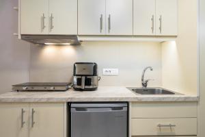 A kitchen or kitchenette at Dallas Hotel