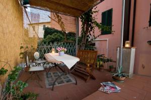 Balkón nebo terasa v ubytování Albergo Italia