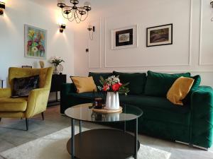 O zonă de relaxare la Maximilian apartman